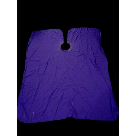 Salon Hair Cutting Cape Sz XL PURPLE CLOTH Water Repels Professional Hair Color - Picture 6 of 7